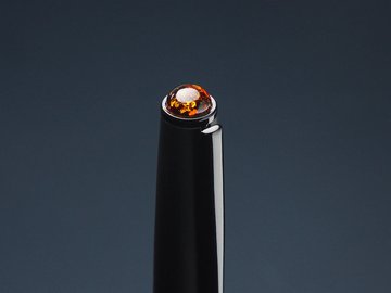 Penna a sfera con pietra AMBER