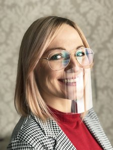 VISOR Brille Gesichtsschutzschild 1586162